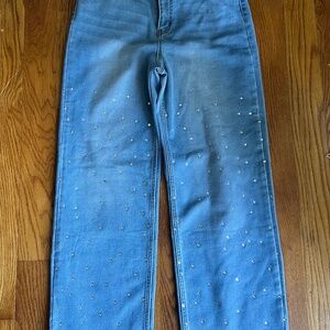 NWOT Paola Riboni Bling Bootcut Jeans